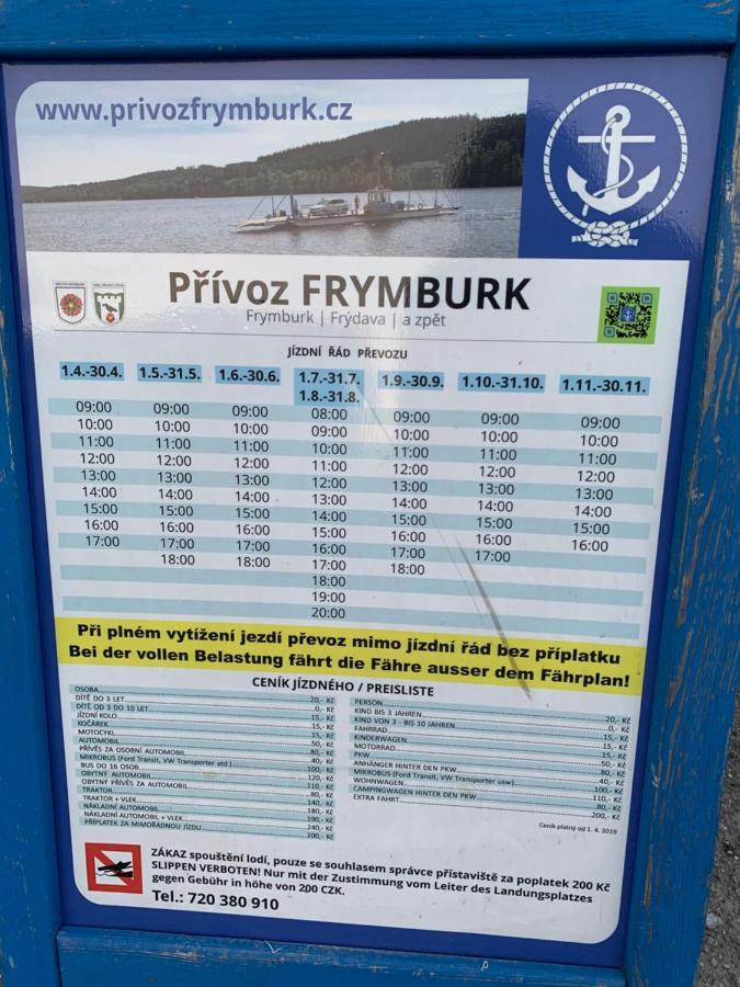 Ubytovani Hanka V Pokoji S Bakonem C408 Frymburk nad Vltavou Exterior foto